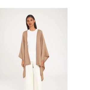 Cuyana Camel Baby Alpaca Square Edge Cape